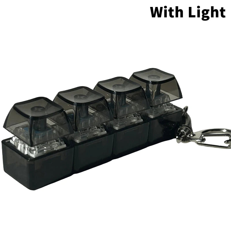 Get Your Hands on This 4/9 Keys Mechanical Keyboard Axis Tester - Perfect Stress Relief Keychain for DIY Enthusiasts!
