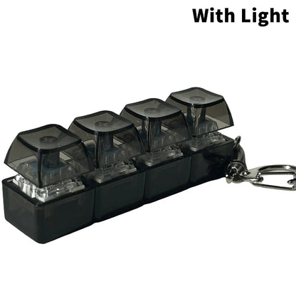 Get Your Hands on This 4/9 Keys Mechanical Keyboard Axis Tester - Perfect Stress Relief Keychain for DIY Enthusiasts!