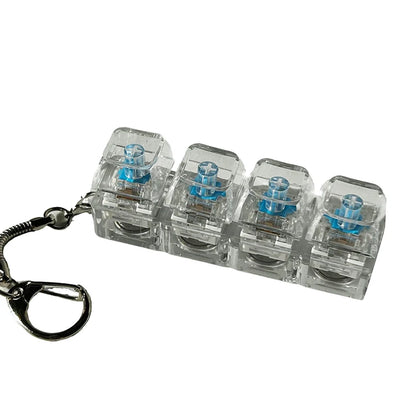 Get Your Hands on This 4/9 Keys Mechanical Keyboard Axis Tester - Perfect Stress Relief Keychain for DIY Enthusiasts!
